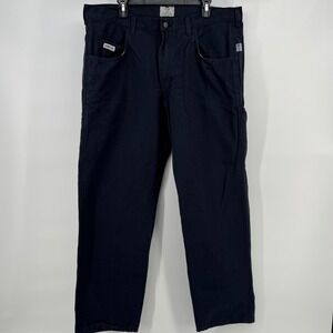 TYNDALE FRMC Arc‎ Rated Flame Resistant Work Pants Navy Blue Mens W38 L30